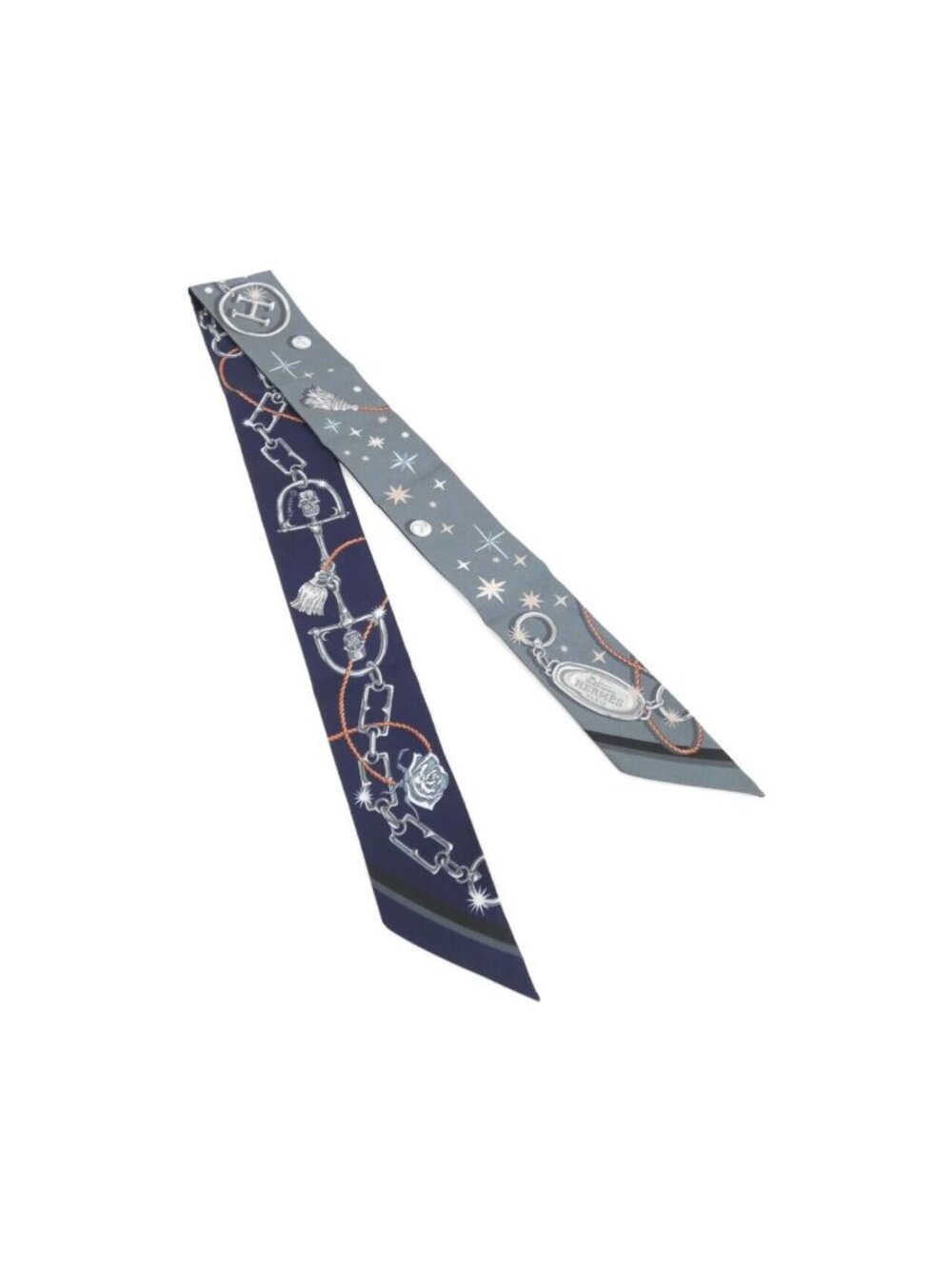 Hermes C'est la Fete Twilly Scarf
